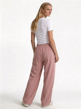 Logo Graphic Pants Cotton Relaxed Fit - seven