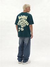 Back Print T-Shirt Cotton Oversized Fit - tharwa