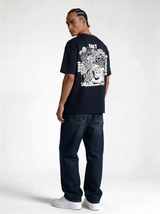 Logo Graphic T-Shirt Cotton Oversized Fit - tharwa