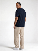 Ribbed Trim T-Shirt Knit Regular Fit - je-x