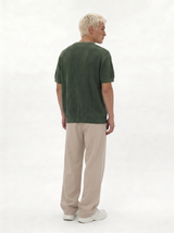 Ribbed Knit T-Shirt Knit Regular Fit - je-x