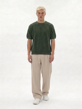 Ribbed Knit T-Shirt Knit Regular Fit - je-x