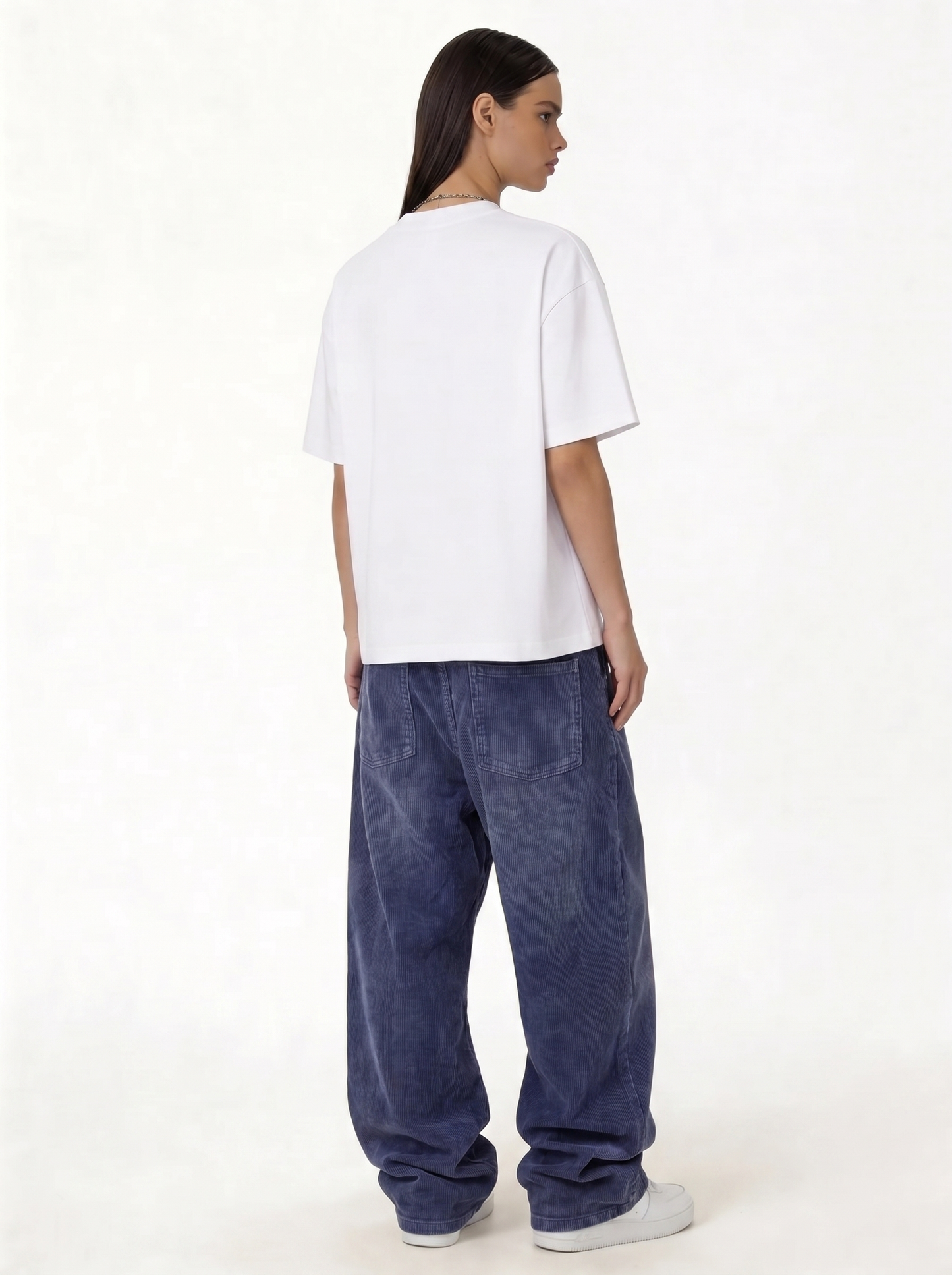 Embroidered Pants Cotton Baggy Fit - seven