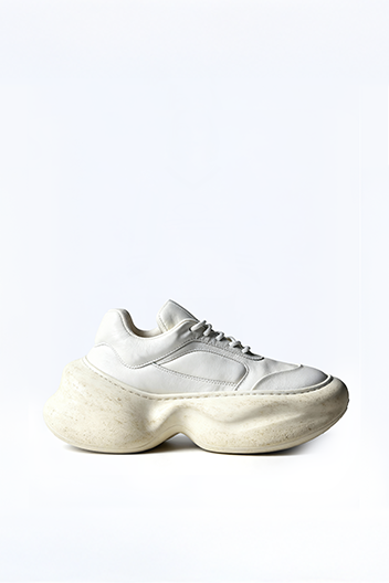 Panelled Sneakers Leather Regular Fit - seevenn