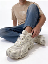 Distressed Sneakers Knit Regular Fit - seevenn