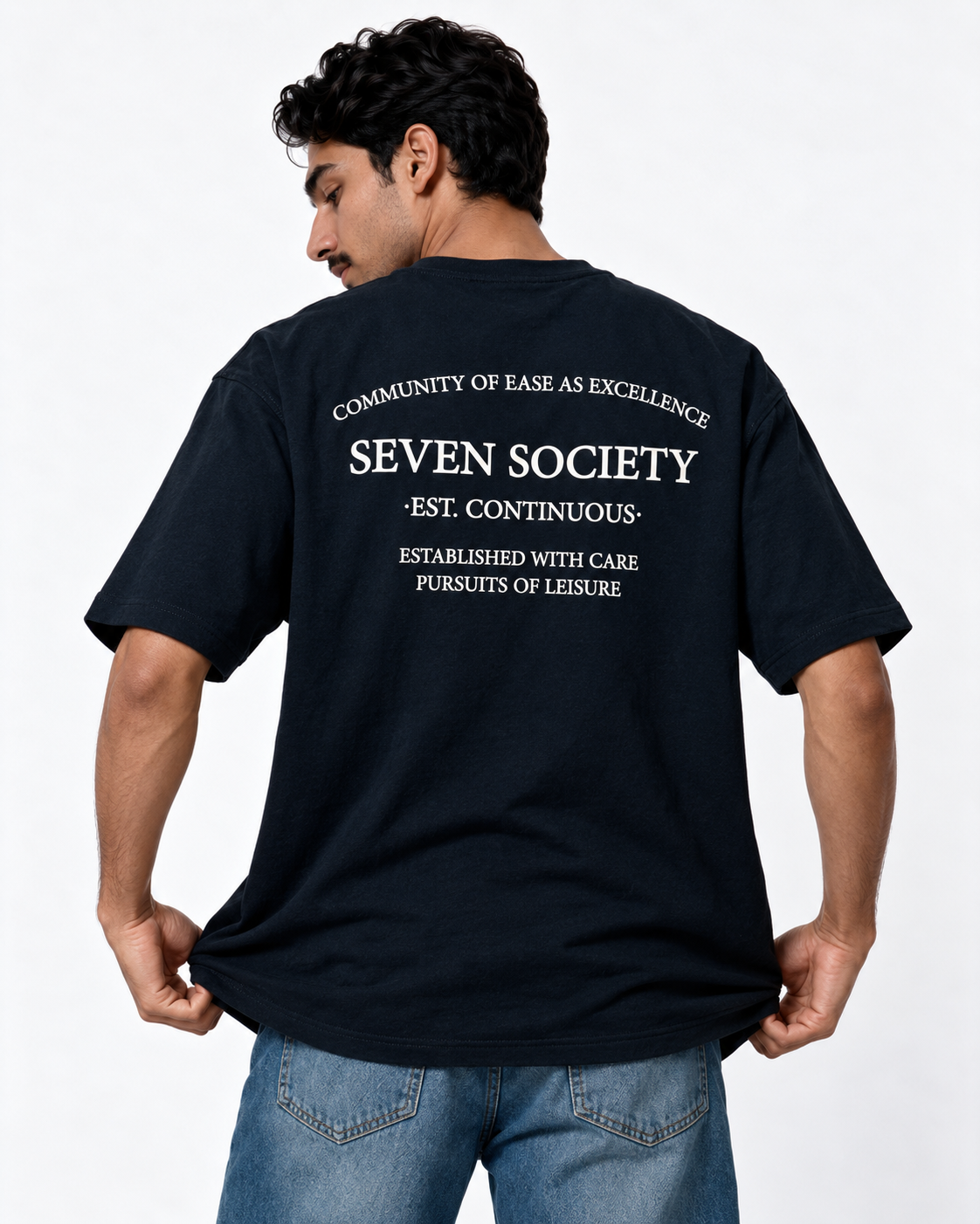 Society Graphic T-Shirt Relaxed Fit - SEVEN