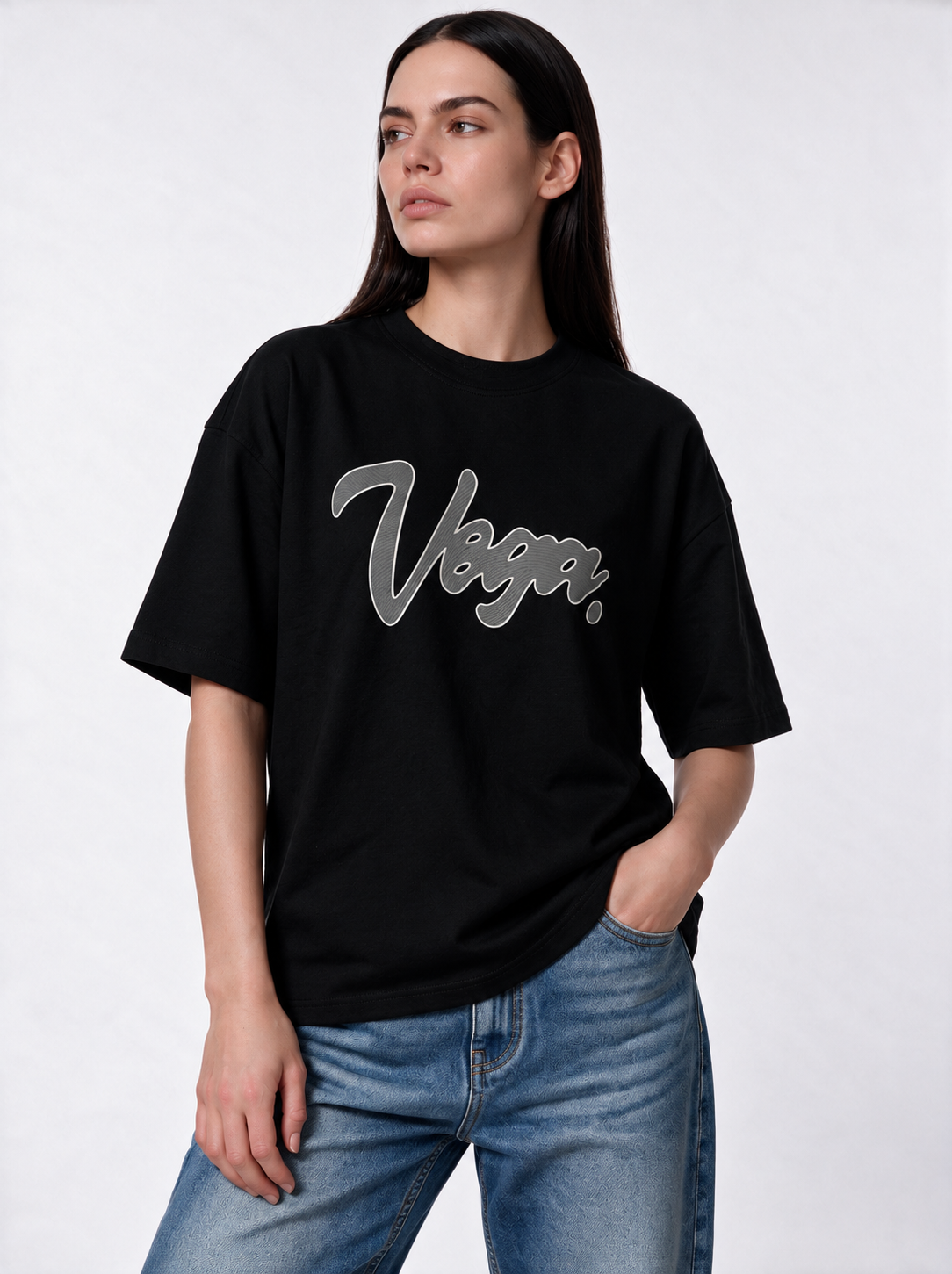 Logo Graphic T-Shirt Knit Relaxed Fit - VEGA