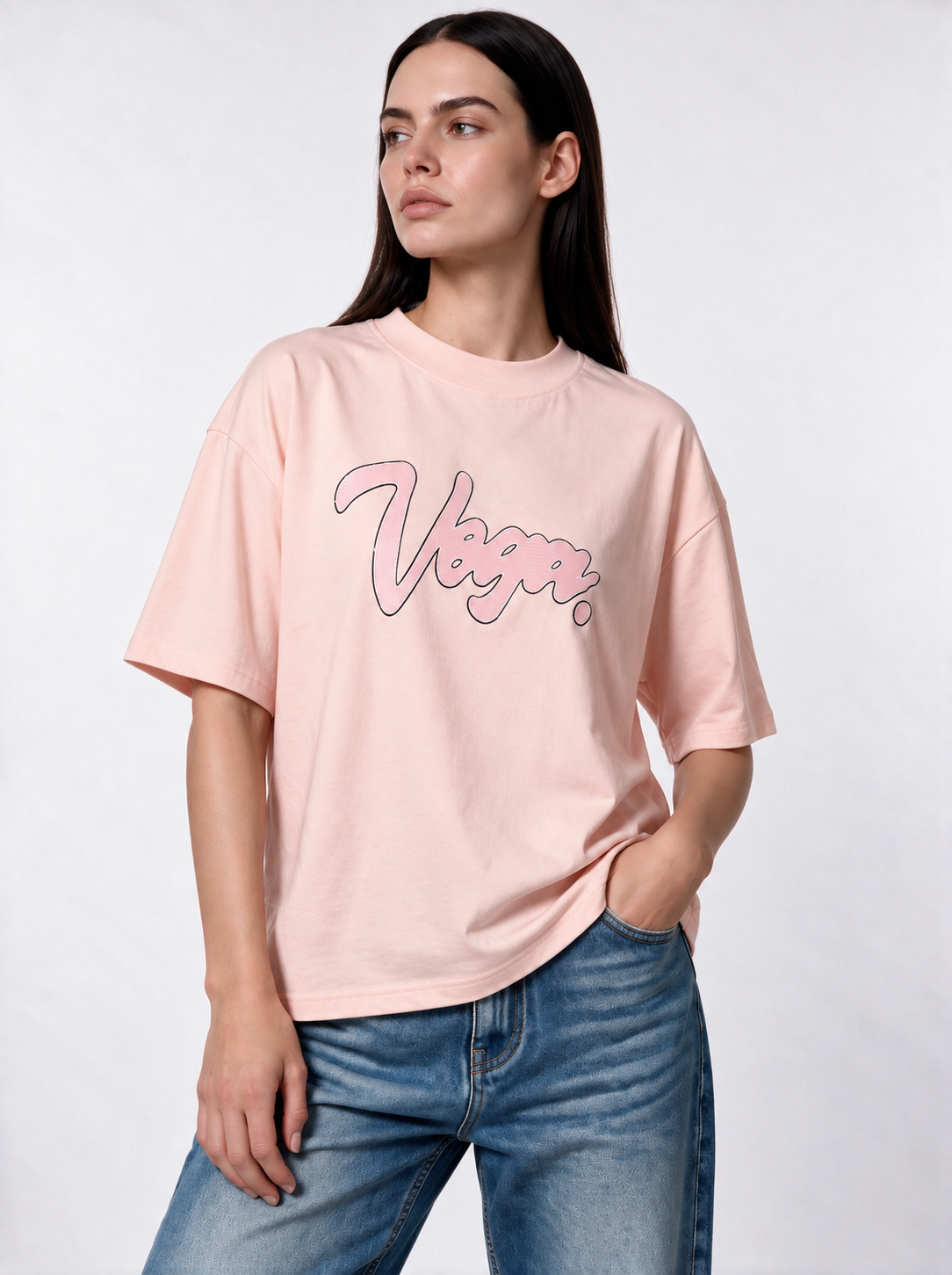 Logo Graphic T-Shirt Knit Relaxed Fit - VEGA