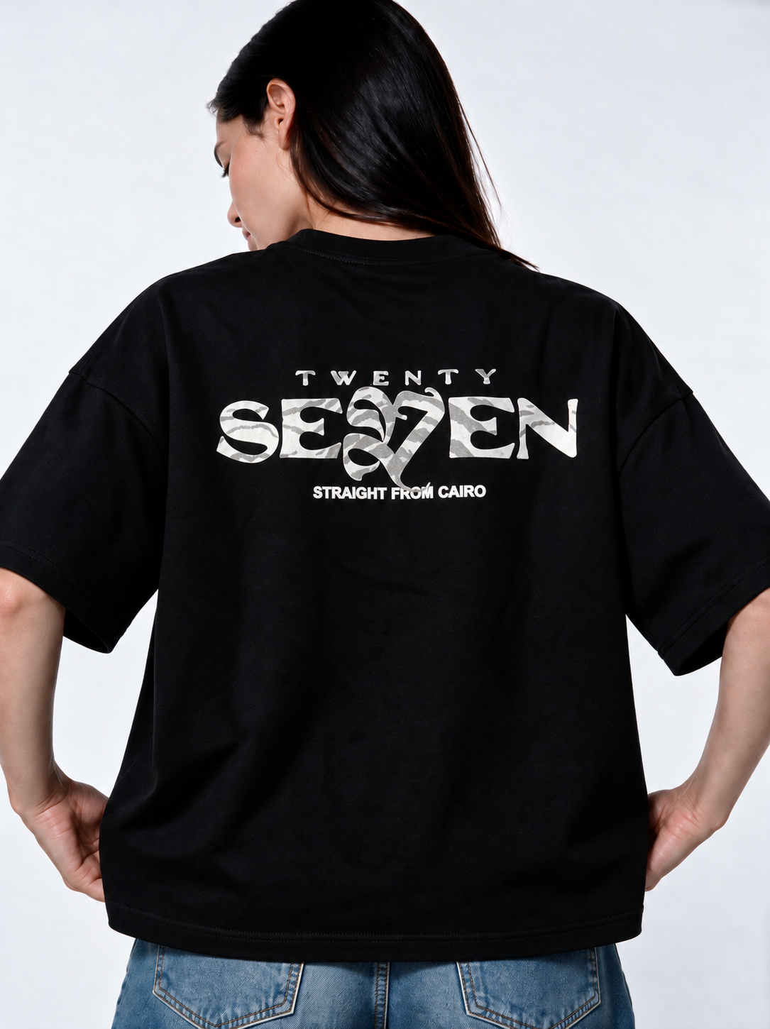 Back Graphic T-Shirt Oversized Fit - 27