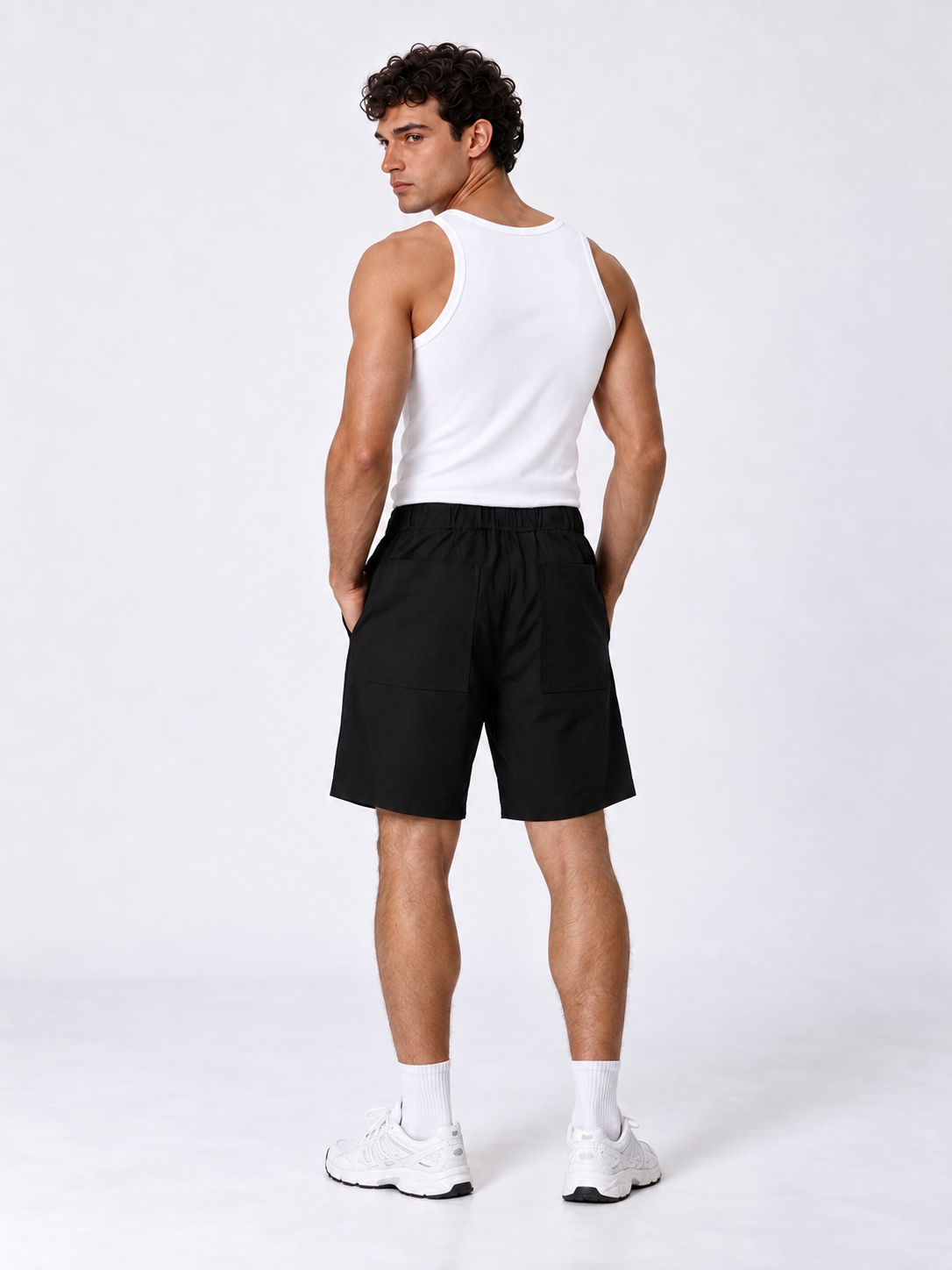 Utility Panelled Shorts Twill Relaxed Fit - Brother Hood