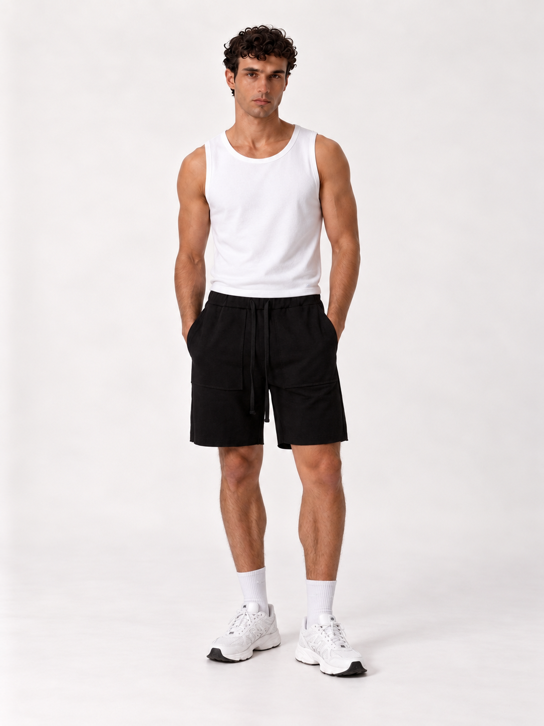 Utility Panelled Shorts Twill Relaxed Fit - Brother Hood