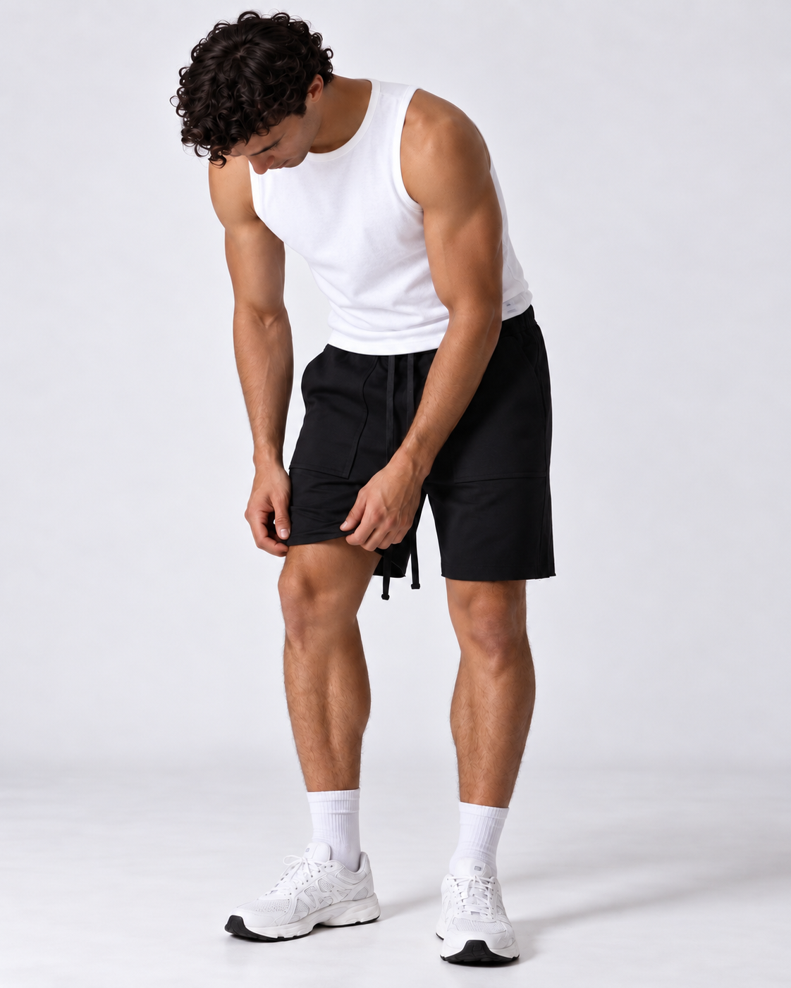 Utility Panelled Shorts Twill Relaxed Fit - Brother Hood