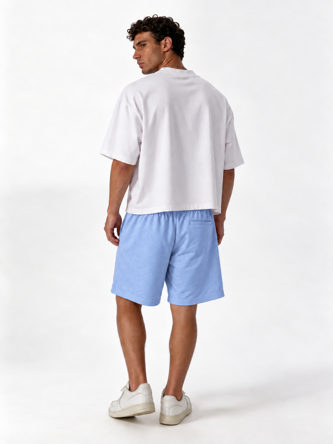 Graphic Shorts Knit Relaxed Fit - Kracked