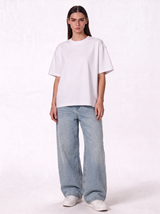 Wide Leg Jeans Denim Baggy Fit - Genz Saudi