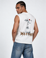 Graphic Sleeveless Top Knit Regular Fit -JE-X