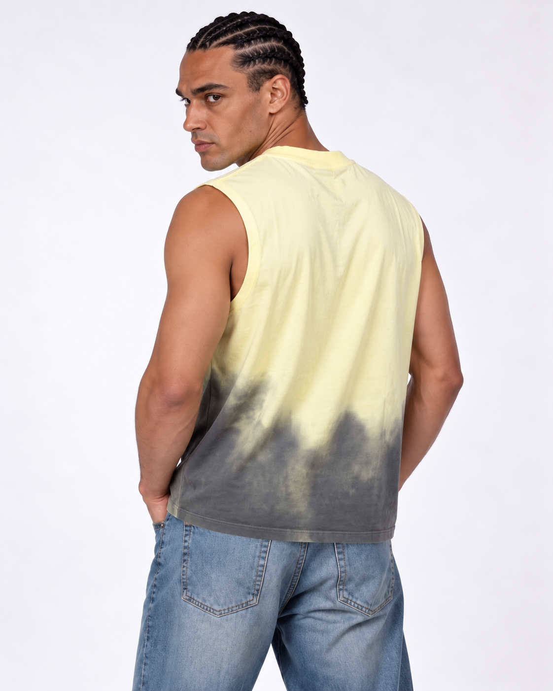 Graphic Sleeveless Top Relaxed Fit - JE-X