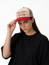 Embroidered Trucker Cap Nylon - SEVEN