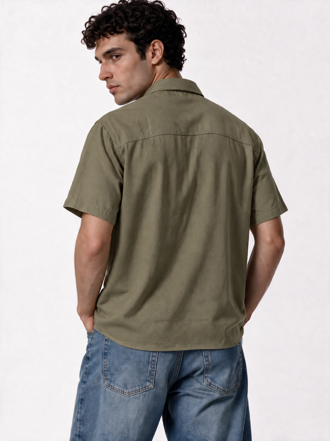 Buttoned Shirt Linen Relaxed Fit - SEVEN