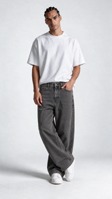 Classic Five-Pocket Jeans Denim Wide Leg - JEANETICS