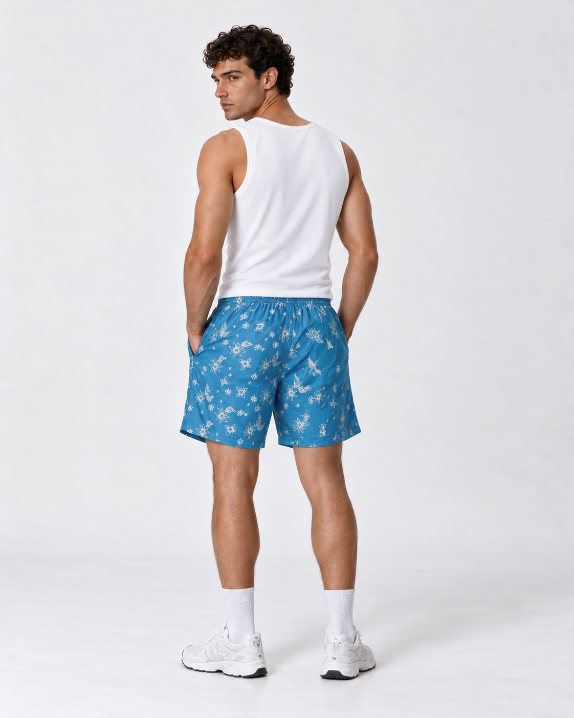 Floral Print Swim Shorts Regular Fit - FND - VEN0014