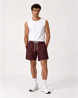Tropical Motif Swim Shorts Regular Fit - Void - VEN0044