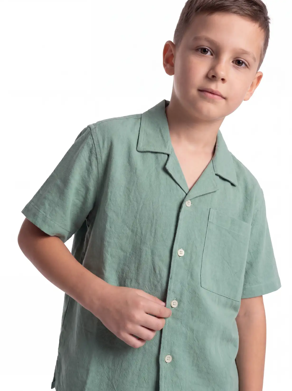 Utility Shirt Cotton Relaxed Fit - seven kids