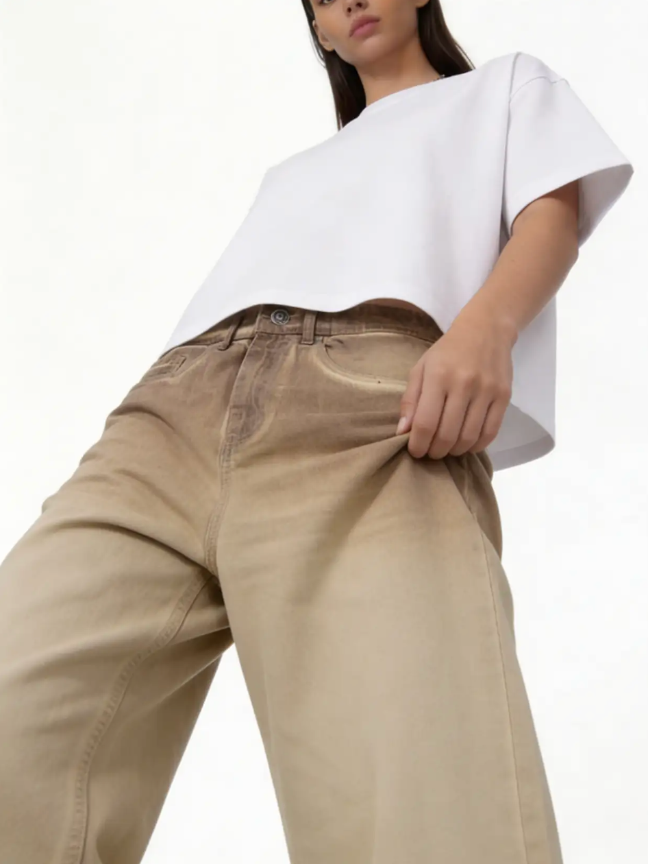 Washed Jeans Denim Wide Leg - Seven