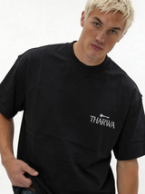 Back Print T-Shirt Cotton Oversized Fit - tharwa