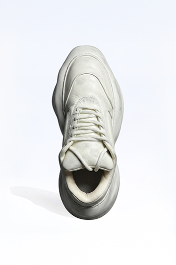 Panelled Sneakers Leather Regular Fit - seevenn
