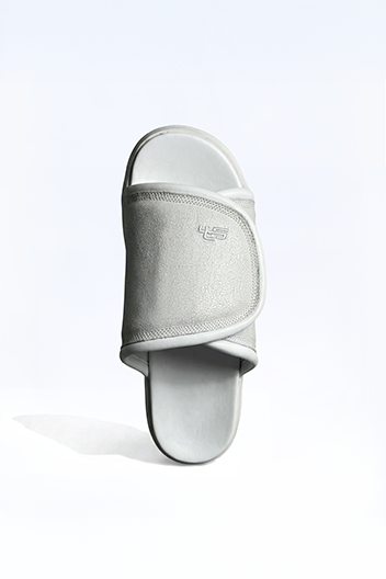 Logo Slide Sandals Leather Regular Fit - seevenn