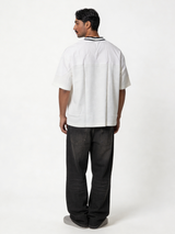 Boxy Panelled Technical Mesh Jersey - eleven