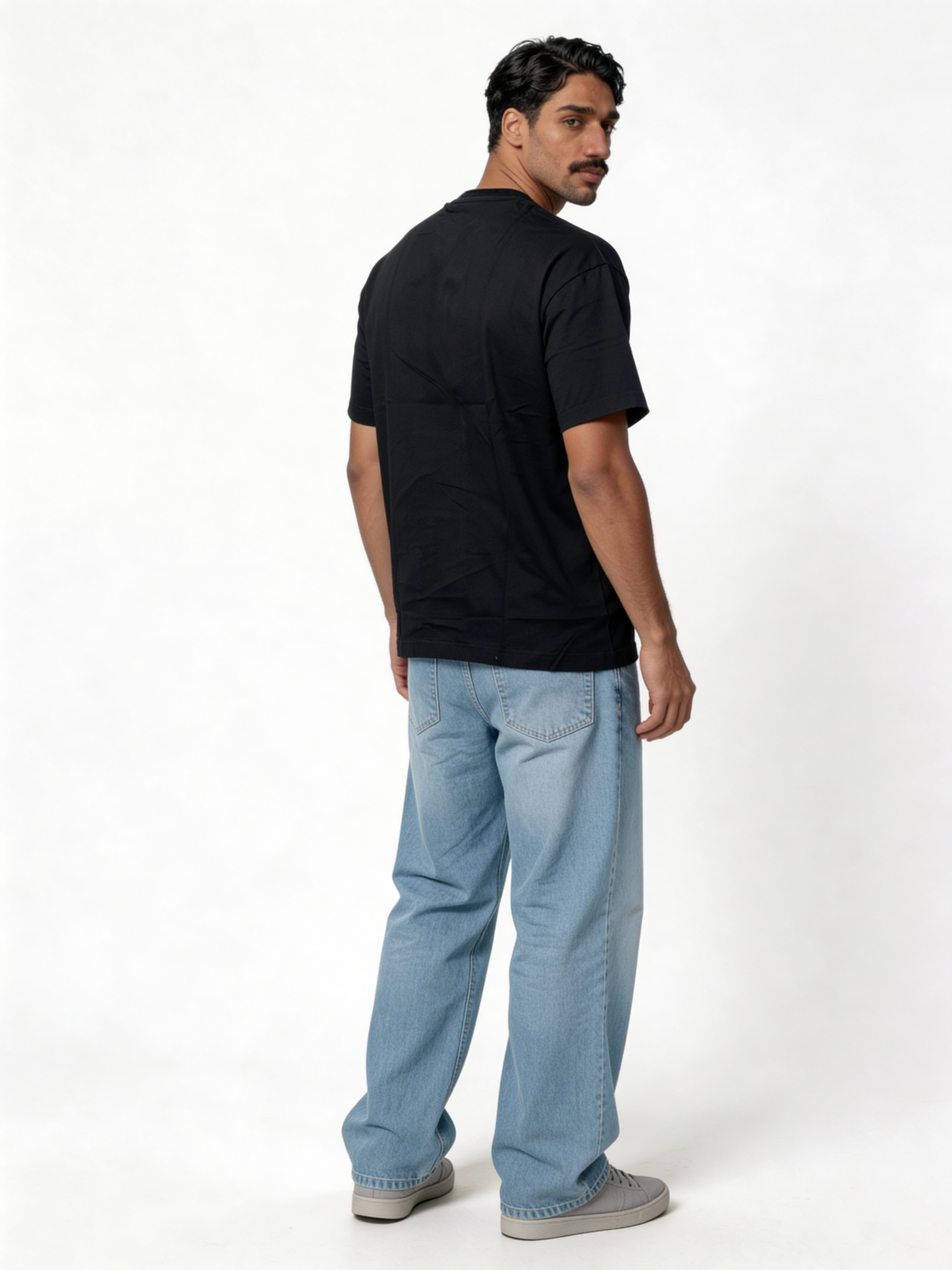 Boxy Heavyweight Cotton Graphic T-Shirt - vinci