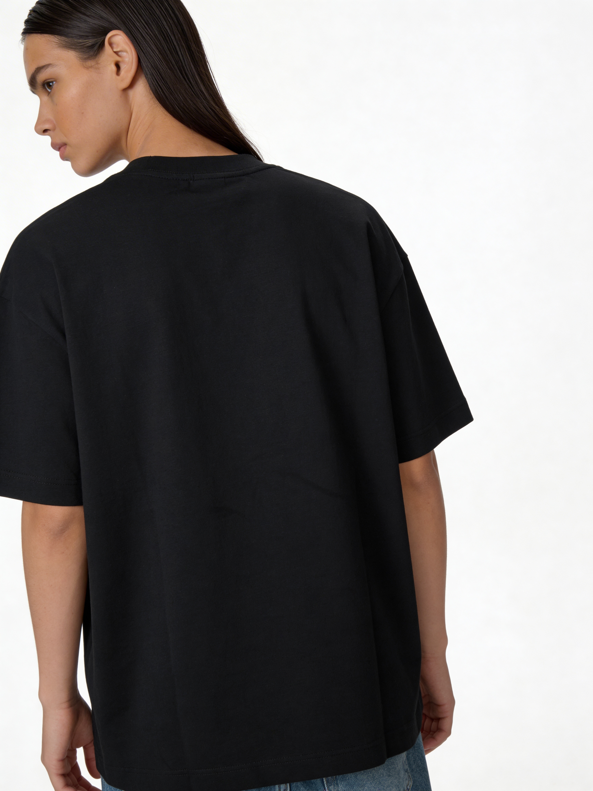 Boxy Heavyweight Cotton Graphic T-Shirt - jex