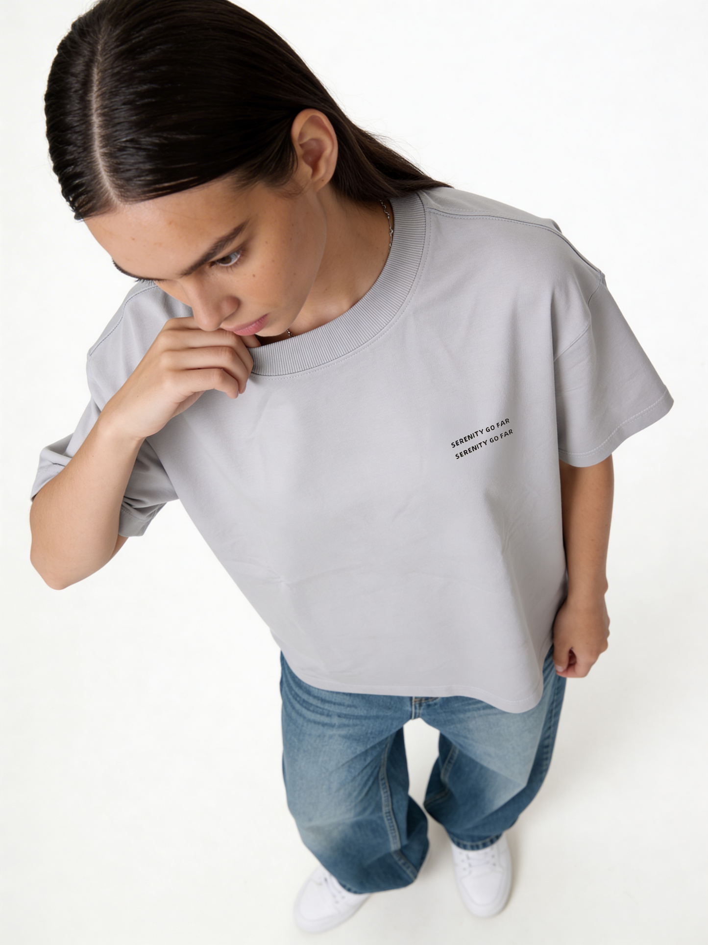Boxy Heavyweight Cotton Graphic T-Shirt - jex