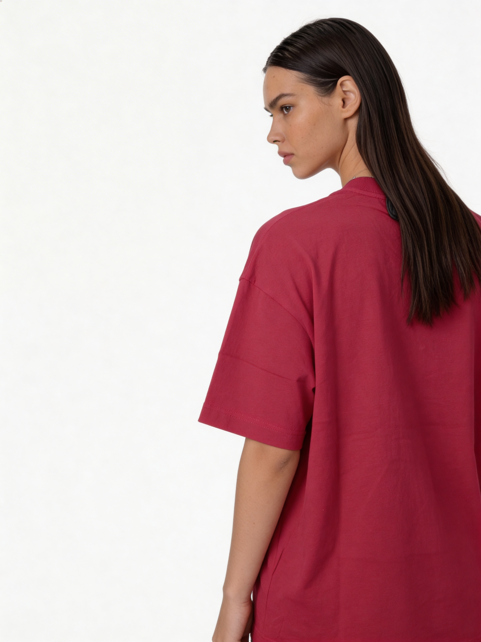 Boxy Heavyweight Cotton Graphic Tee - ink