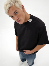 Boxy Heavyweight Cotton Essential T-Shirt - jex