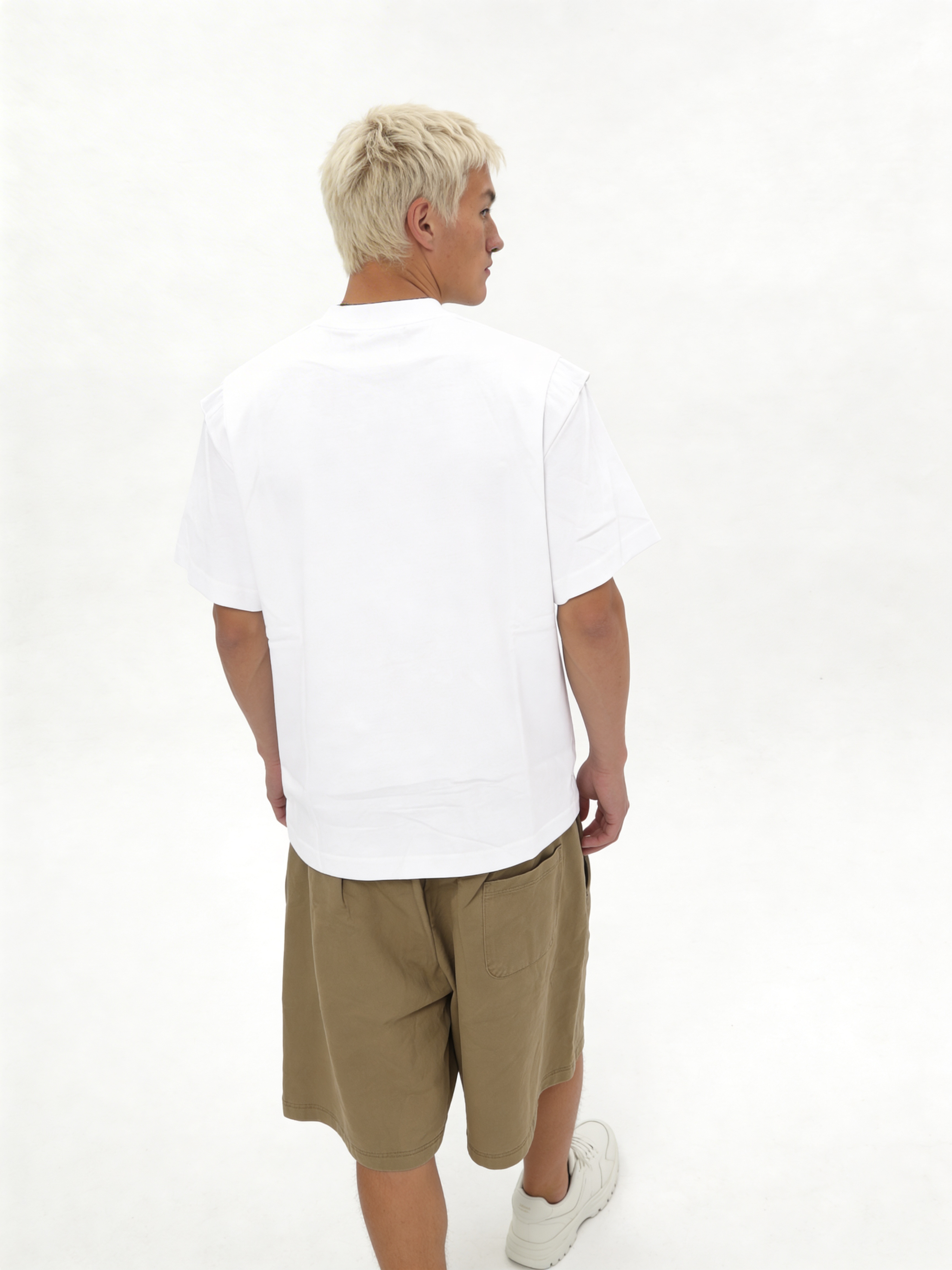 Relaxed Wide-Leg Cotton Twill Shorts - jex