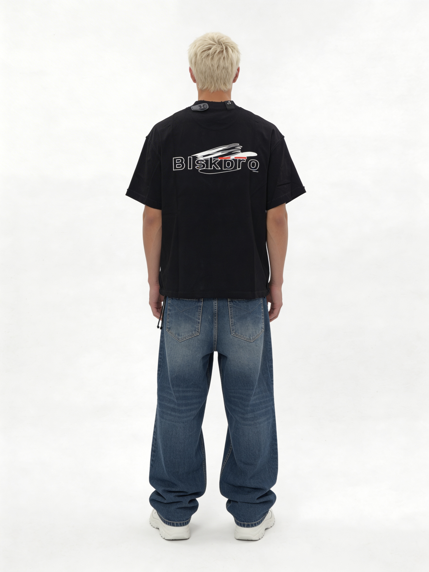 Boxy Distressed Heavyweight Cotton T-Shirt - jex