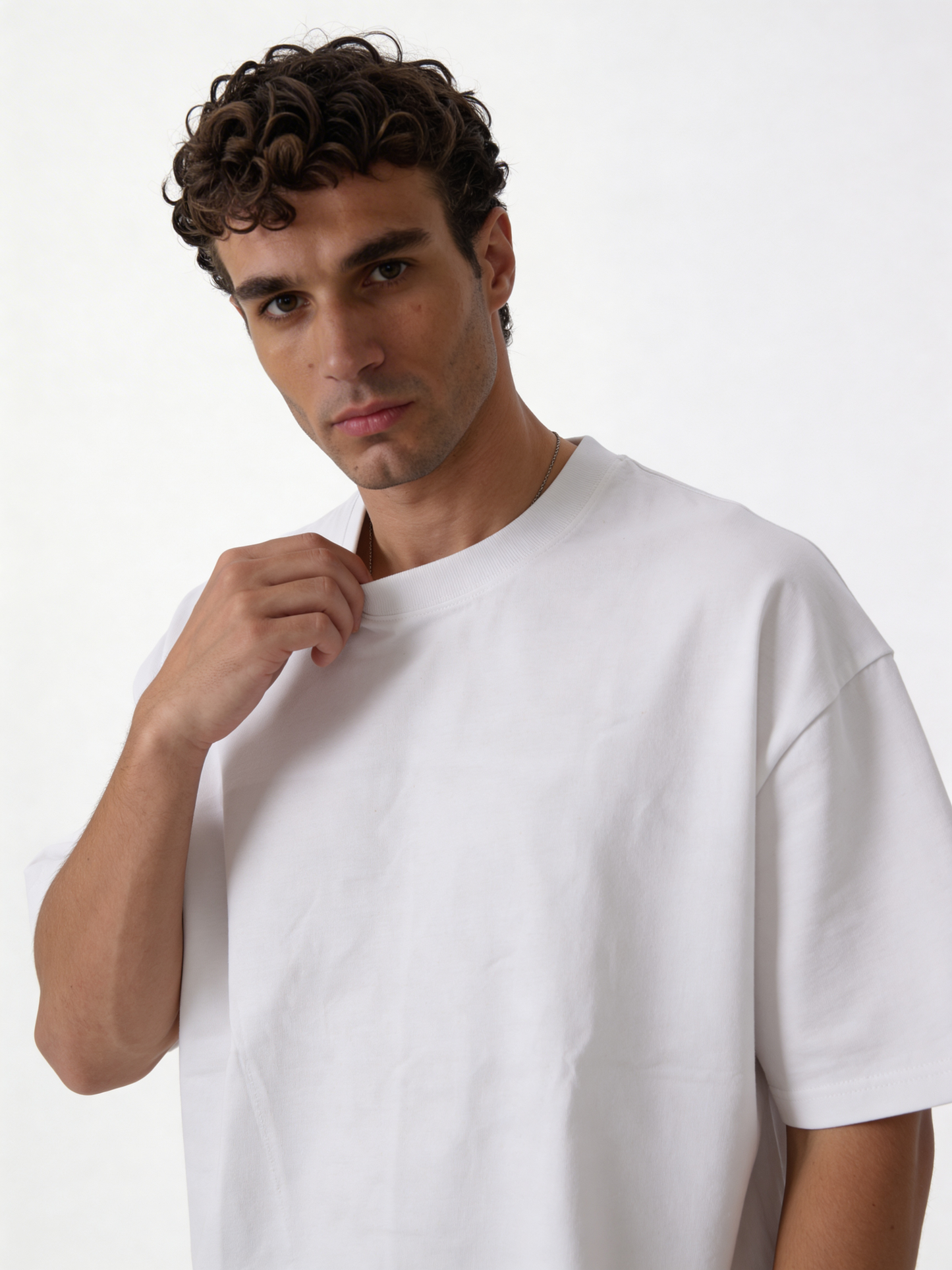 Boxy Heavyweight Cotton Graphic Tee - ink