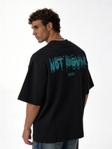Boxy Heavyweight Cotton Graphic Tee - ink