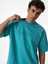 Boxy Acid Wash Cotton Graphic Tee - ink