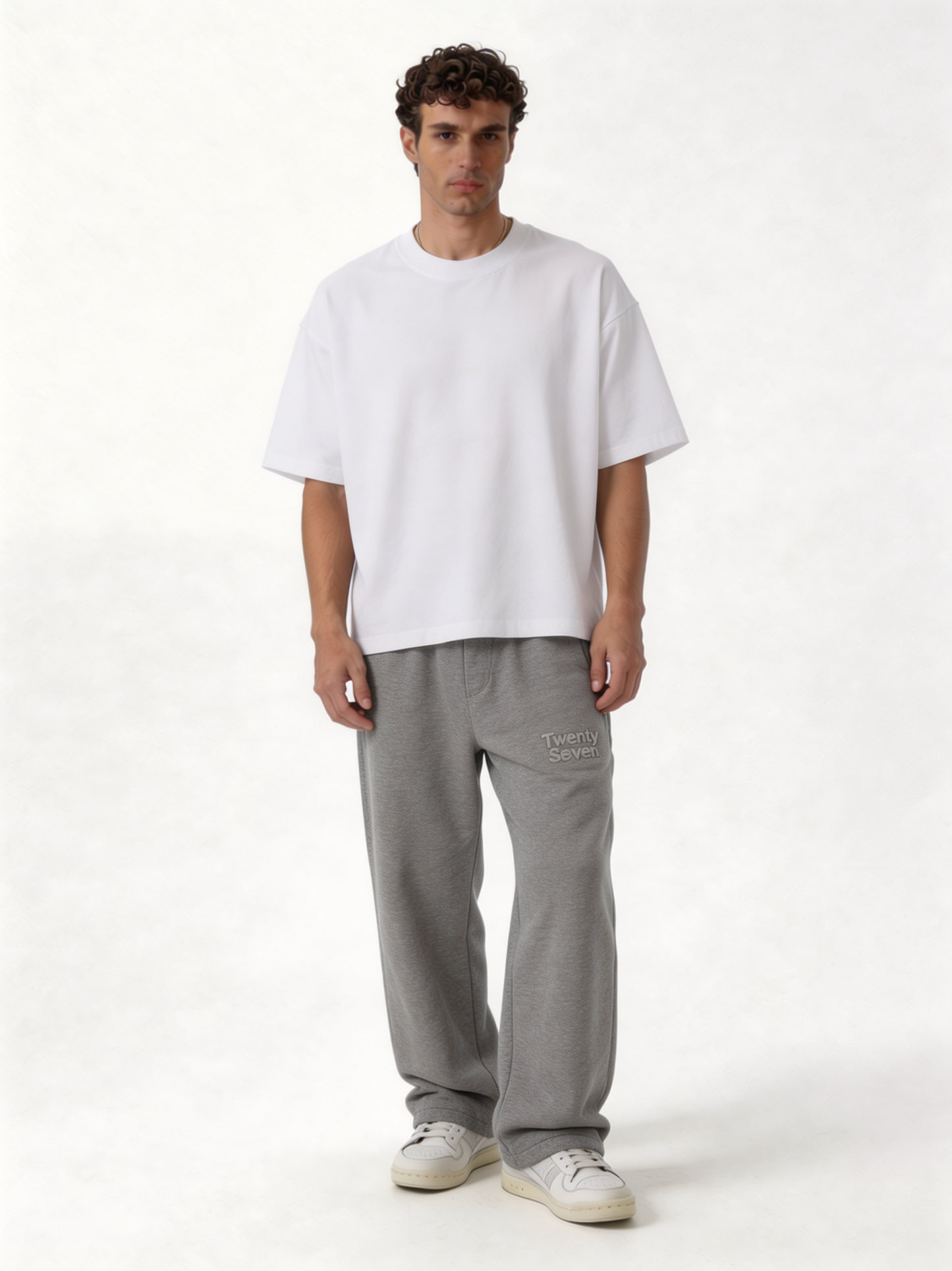 Oversized Heavyweight Cotton Fleece Sweatpants - 27