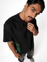 Boxy Heavyweight Cotton Graphic Tee - eleven