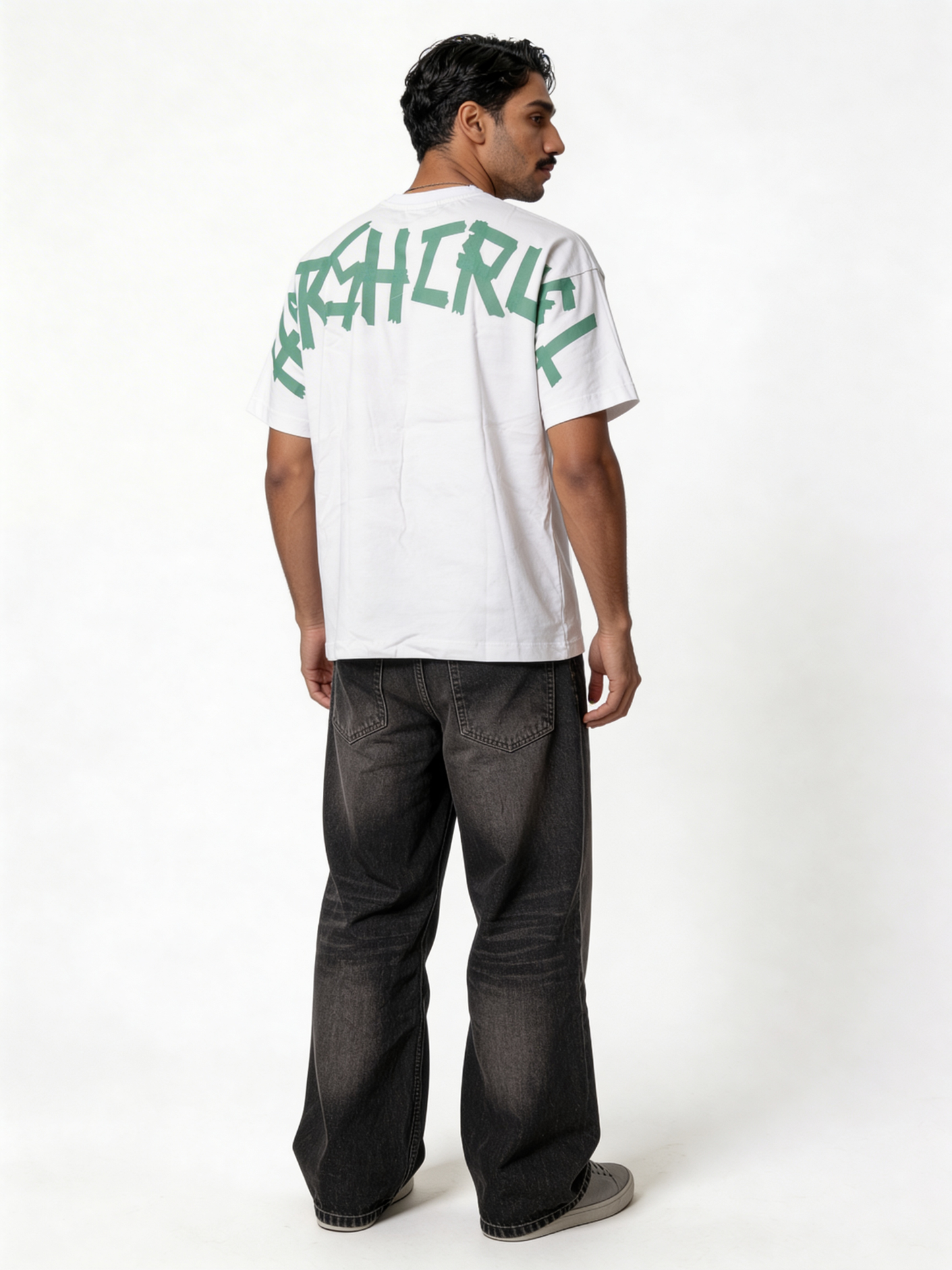 Boxy Heavyweight Cotton Graphic Tee - eleven