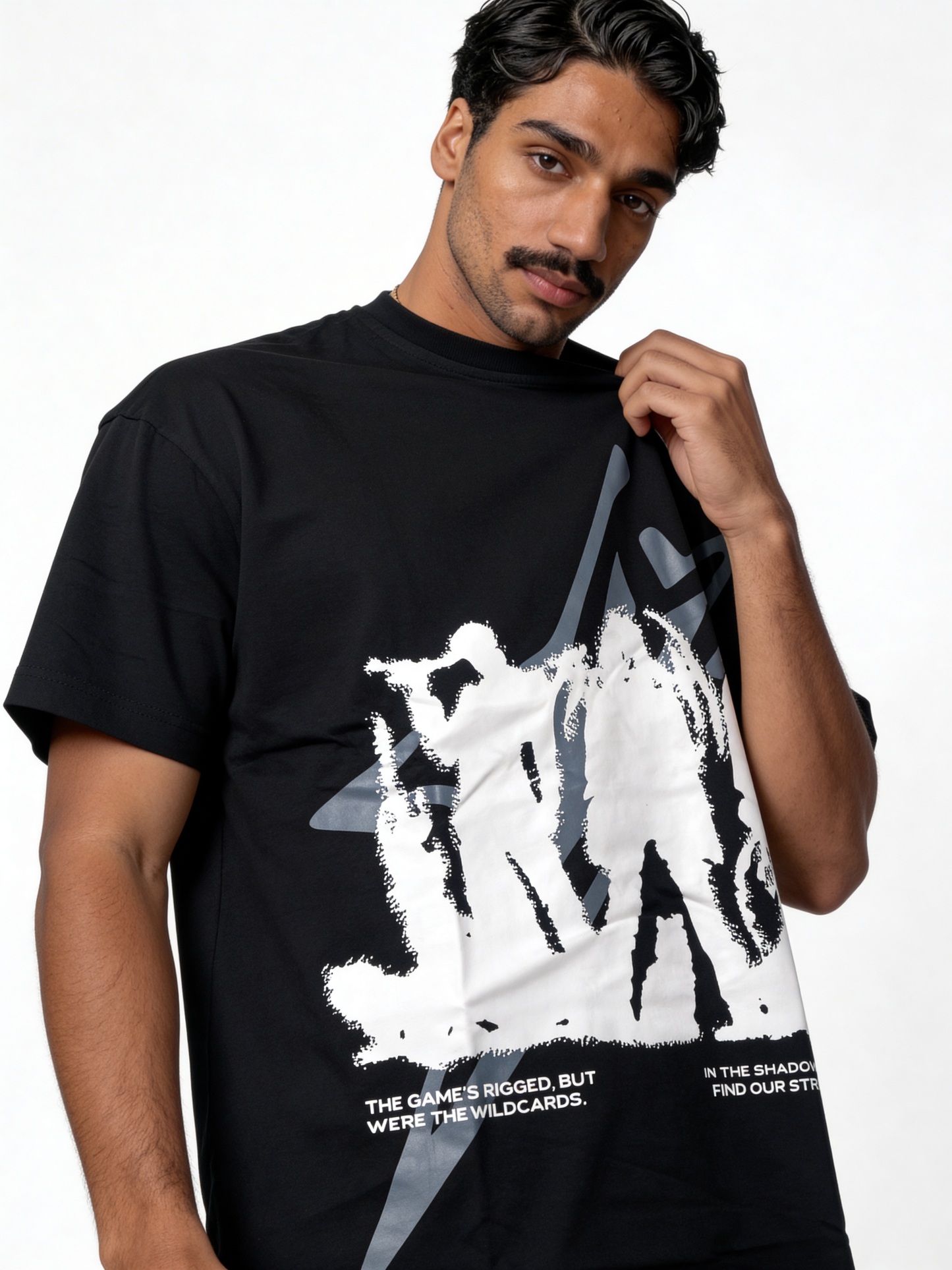Boxy Heavyweight Cotton Graphic T-Shirt - vinci