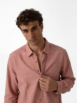 Relaxed-Fit Lightweight Linen Long Sleeve Shirt - lusso