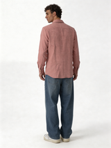 Relaxed-Fit Lightweight Linen Long Sleeve Shirt - lusso
