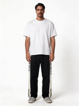 Relaxed Wide-Leg Zipped Side-Panel Sweatpants - unbranded