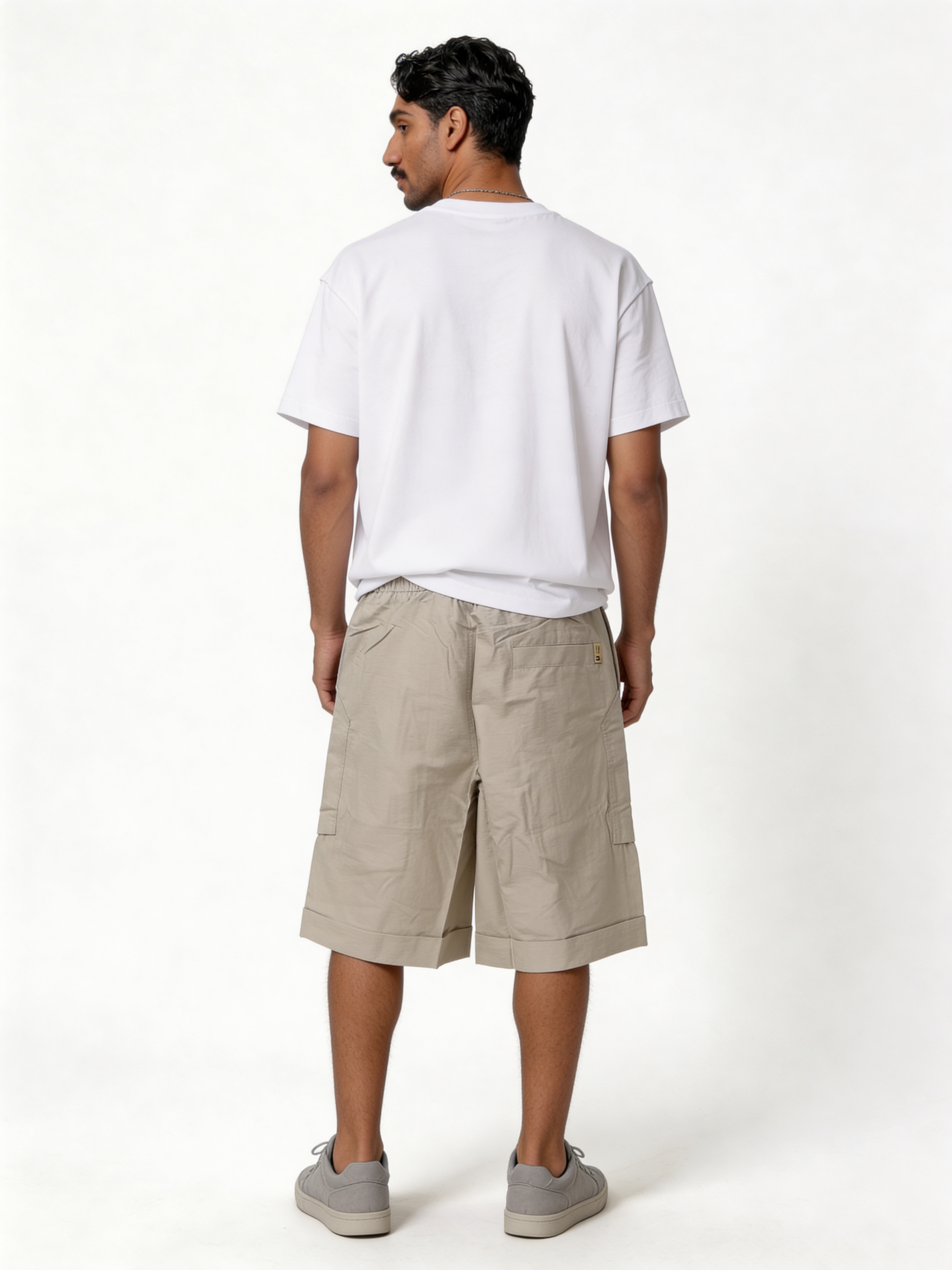 Relaxed-Fit Technical Nylon Cargo Shorts - unbranded