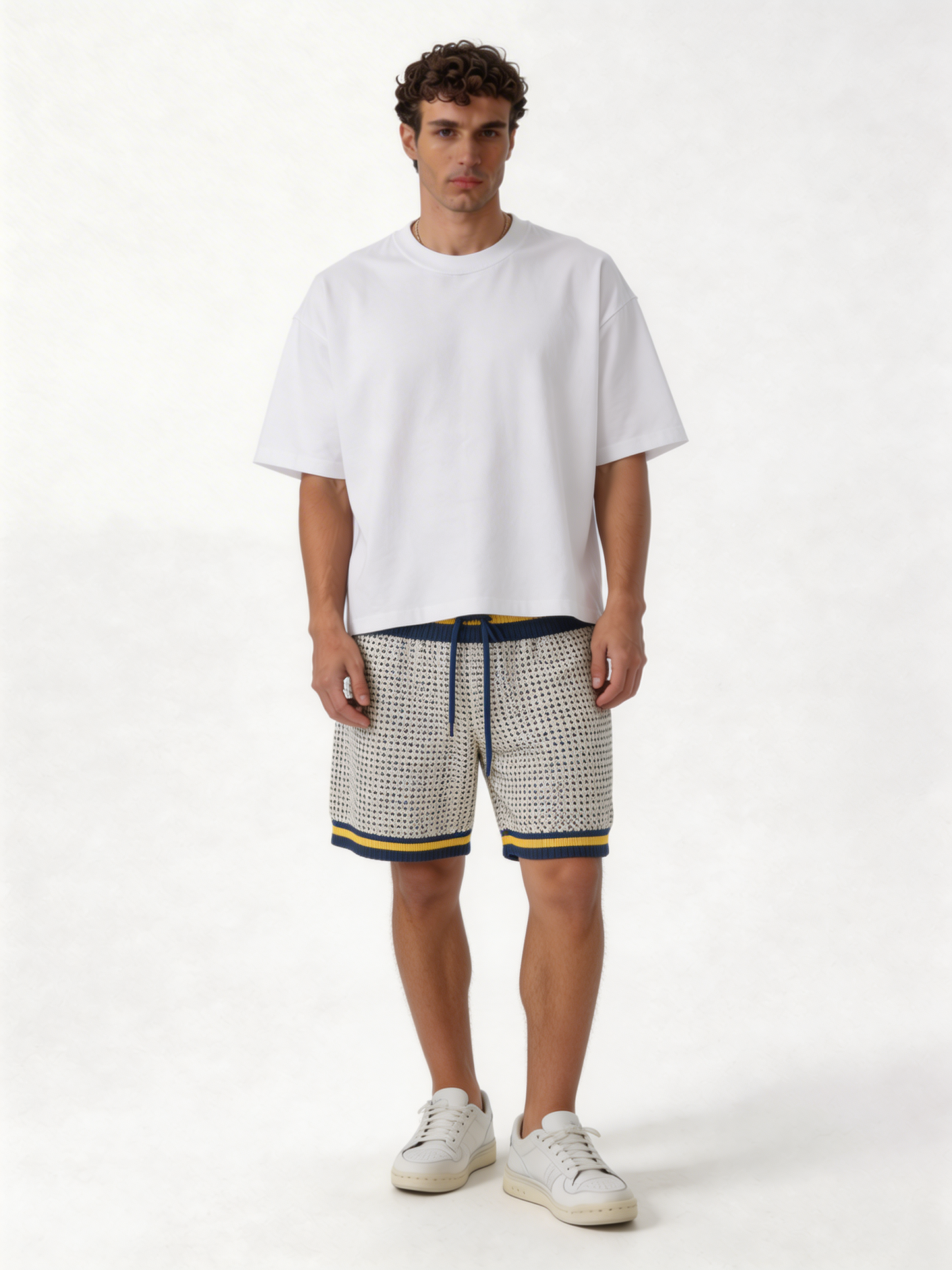 Relaxed Wide-Leg Spray-Effect Cotton Blend Sweatpants - unbranded